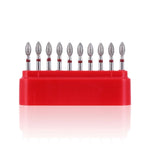 Dental Diamond Bur FG 368-023F Football Red 10pcs/Kit - pairaydental.com