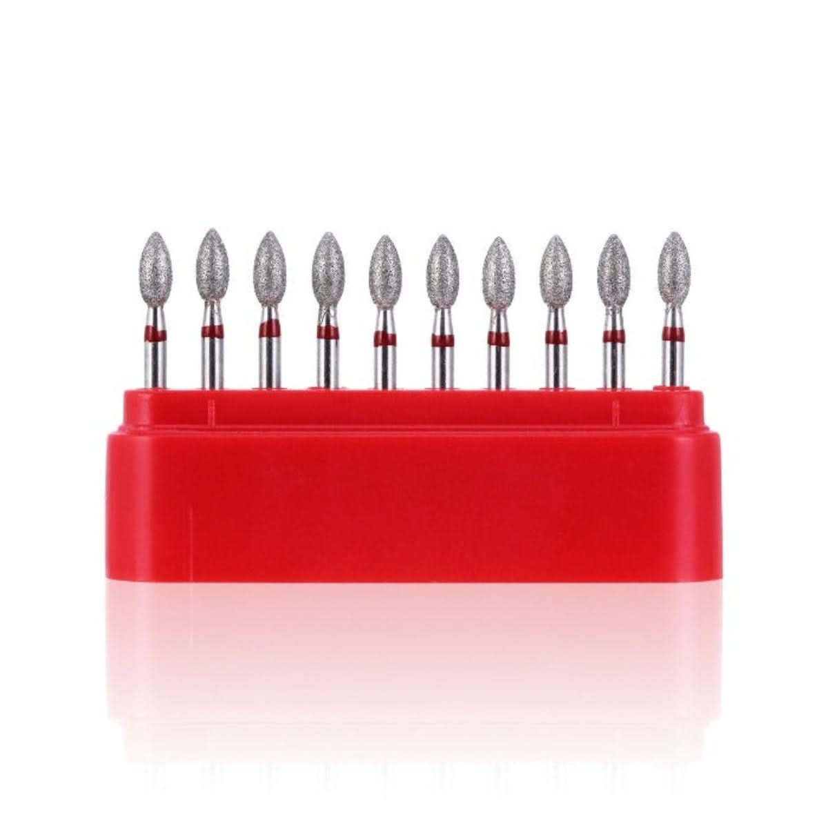 Dental Diamond Bur FG 368-023F Football Red 10pcs/Kit - pairaydental.com