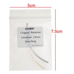 Dental Lingual Retainer Mesh Base Universal 2.0mm 2pcs/Pack - pairaydental.com