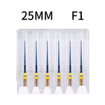 Endo NiTi Rotary Files Heat Activated 25mm F1 6pcs/Pk - pairaydental.com