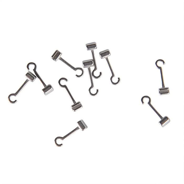 Dental Crimpable Hooks Long Curved Right/Left 10pcs/Bag - pairaydental.com
