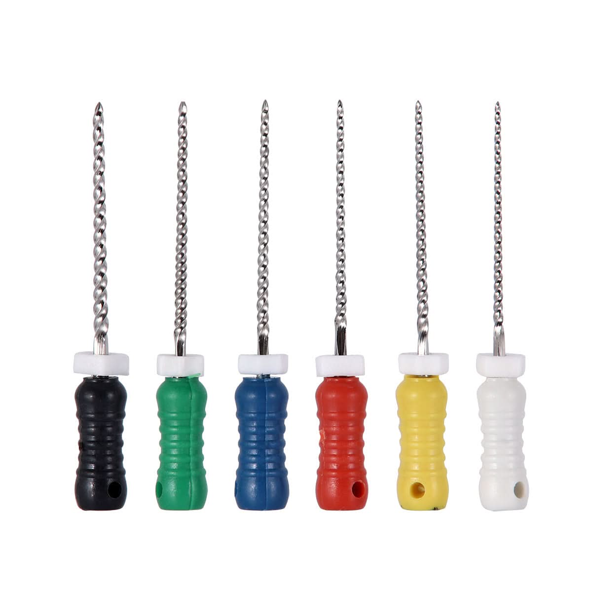 ndo Hand K-Files Stainless Steel Assorted #45-80 21mm 6pcs/Pk - pairaydental.com