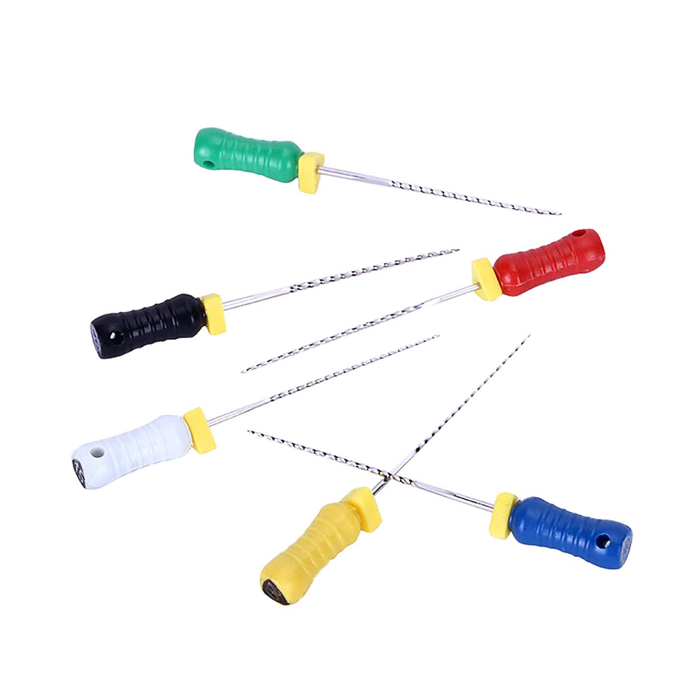 Endo Reamers Hand Files SS 25mm #15-40 Assorted 6pcs/Pk - pairaydental.com