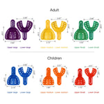Dental Impression Plastic Trays Kit Autoclavable 12pcs/Kit - pairaydental.com