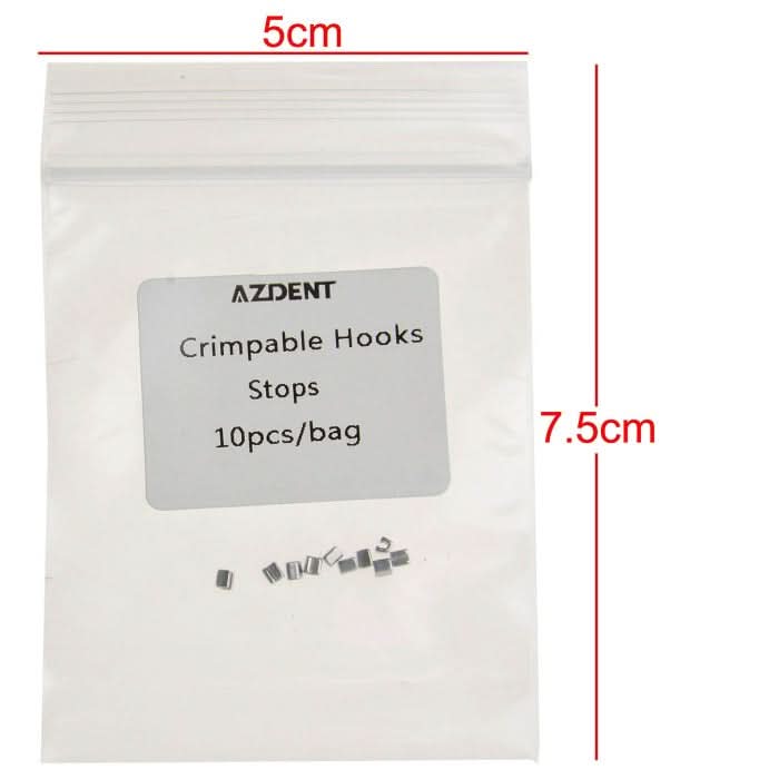 Dental Crimpable Hooks Stops 10pcs/Bag - pairaydental.com