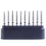 Dental Diamond Burs FG TF-13S Flat Cone 10pcs/Box - pairaydental.com
