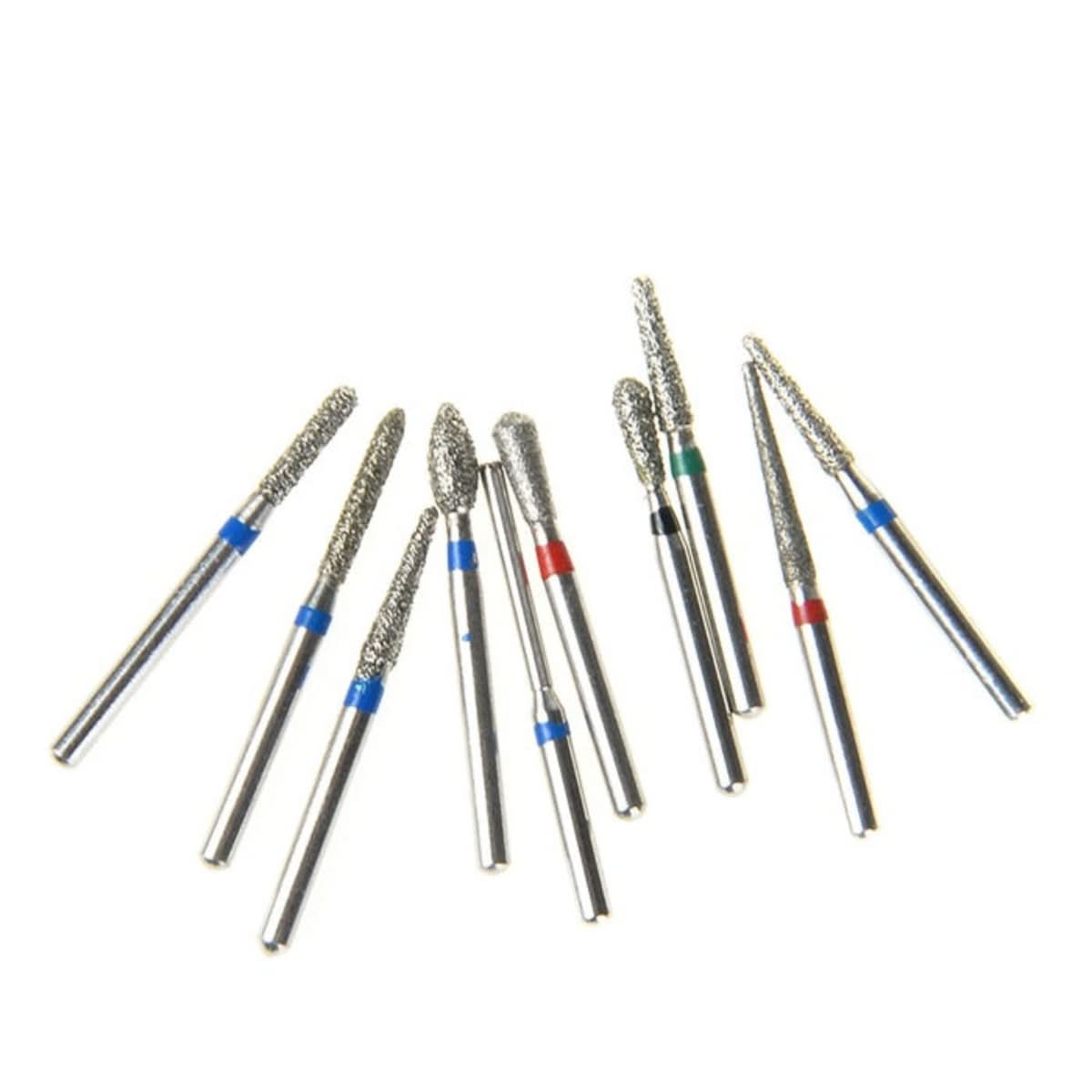 Dental Diamond Bur FG-102 Crown Preparation Molar Teeth Kit 10pcs/Kit - pairaydental.com