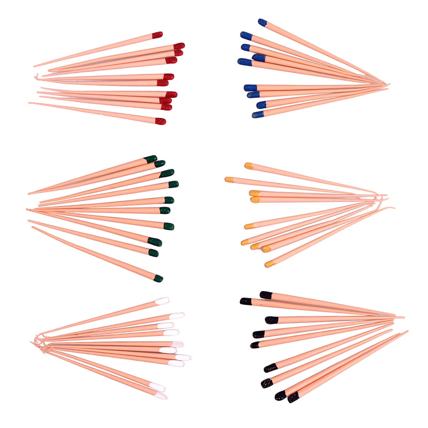 Dental Gutta Percha Points 0.04 Taper 15-40# Color Coded 60pcs/Pack - pairaydental.com