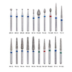 Dental Diamond Burs FG 1.6MM 20 Assorted Types 100pcs/Kit - pairaydental.com