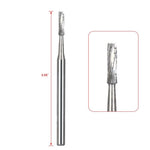 Dental Carbide Bur Length Straight Fissure Crosscut FG #557 25mm 6pcs/Box - pairaydental.com