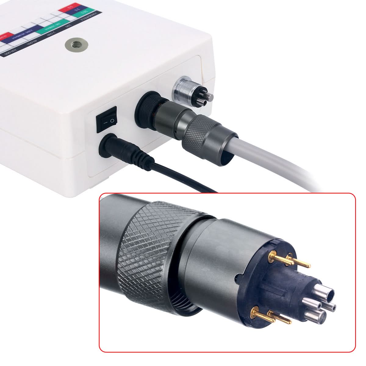 1:1/1:5/16:1 Dental Electric Micro Motor 4 Hole LED Brushless Internal Spray - pairaydental.com