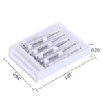 Dental Carbide Bur for Slow Speed Latch Round RA #2 1mm 5pcs/Box - pairaydental.com
