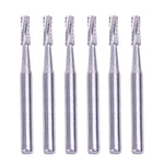 Dental Carbide Bur Straight Fissure Crosscut FG #558 10pcs/Box - pairaydental.com