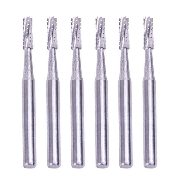 Dental Carbide Bur Straight Fissure Crosscut FG #558 10pcs/Box - pairaydental.com