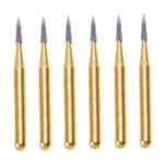 Dental Carbide Burs Needle Shaped Trimming Finishing FG 7901 10pcs/Box - pairaydental.com