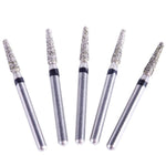 Dental Diamond Burs FG TF-21S Flat Cone 10pcs/Box - pairaydental.com
