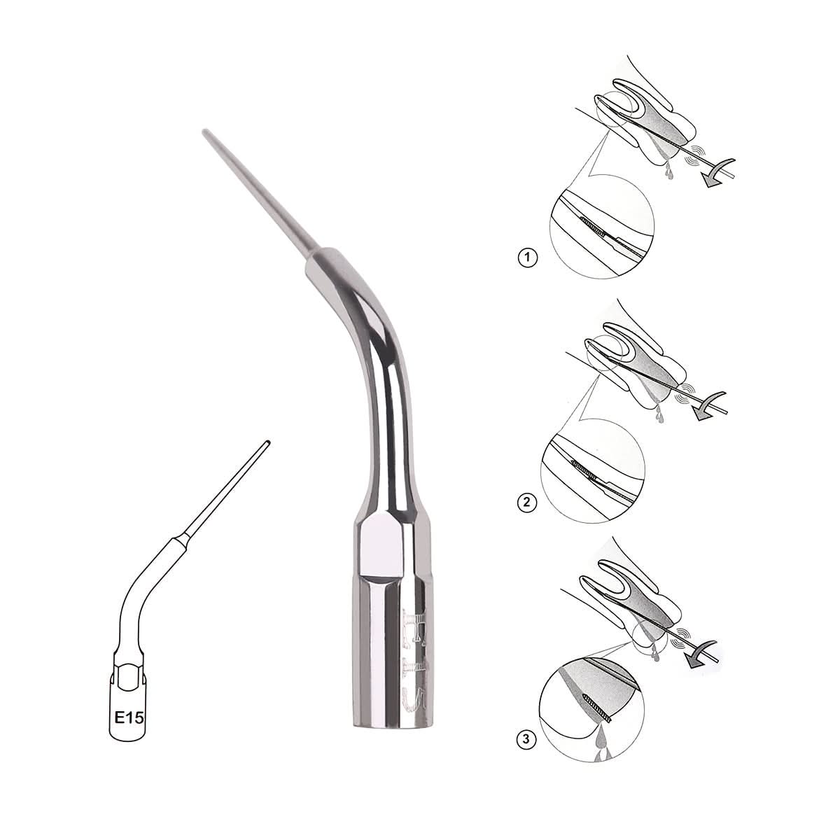 E15 Ultrasonic Scaler Endo Scaling Tips - pairaydental.com