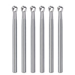 Dental Carbide Burs Round 25mm FG #8 SL 6pcs/Box - pairaydental.com