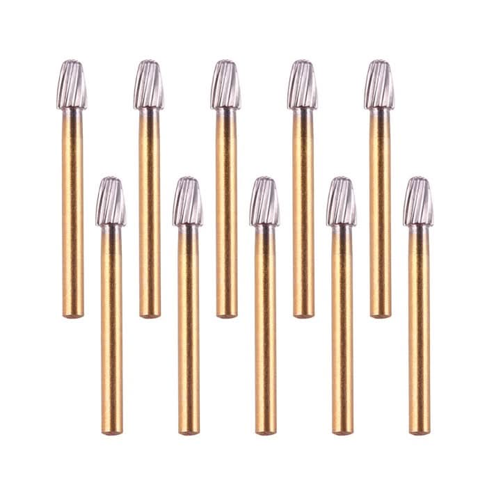 Dental Carbide Burs Egg Shaped Trimming Finishing FG 7408 10pcs/Box - pairaydental.com