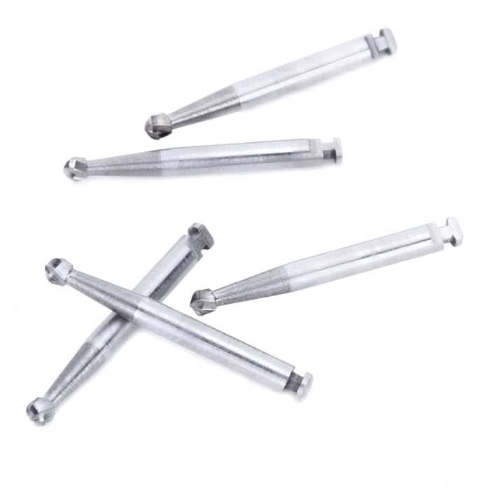 Dental Carbide Bur for Slow Speed Latch RA #8 Round 2.3mm 5pcs/Box - pairaydental.com
