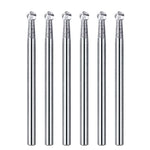 Dental Carbide Burs Round 25mm FG #6 SL 6pcs/Box - pairaydental.com