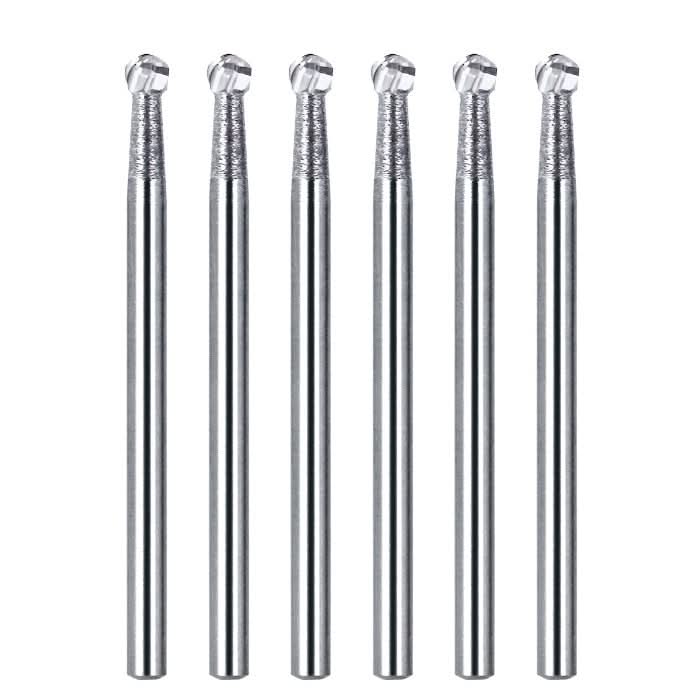 Dental Carbide Burs Round 25mm FG #6 SL 6pcs/Box - pairaydental.com