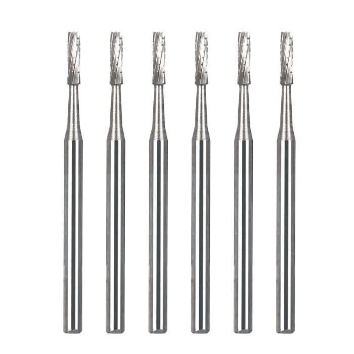 Dental Carbide Bur Length Straight Fissure Crosscut FG #557 25mm 6pcs/Box - pairaydental.com