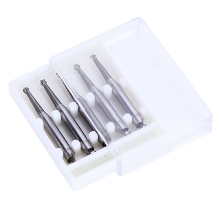 Dental Carbide Bur for Slow Speed Latch RA #5 Round 1.6mm 5pcs/Box - pairaydental.com