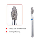 Dental Diamond Burs Two Layers Full Sizes 5pcs/Box - pairaydental.com