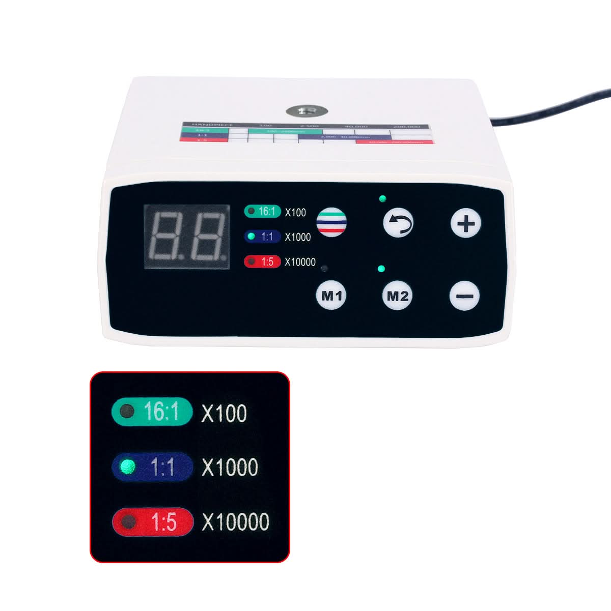 1:1/1:5/16:1 Dental Electric Micro Motor 4 Hole LED Brushless Internal Spray - pairaydental.com