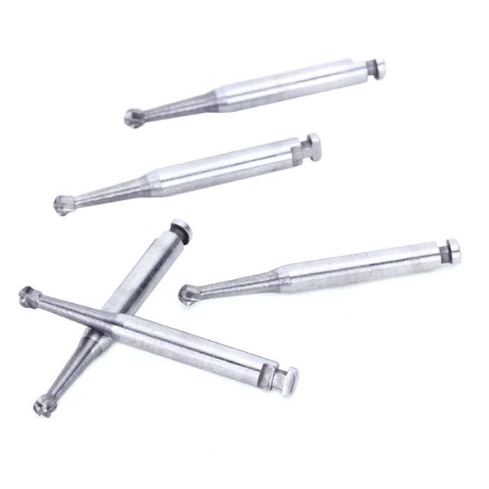 Dental Carbide Bur for Slow Speed Latch RA #6 Round 1.8mm 5pcs/Box - pairaydental.com