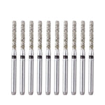 Dental Diamond Burs FG SR-11S Round End Cylinder 10pcs/Box - pairaydental.com