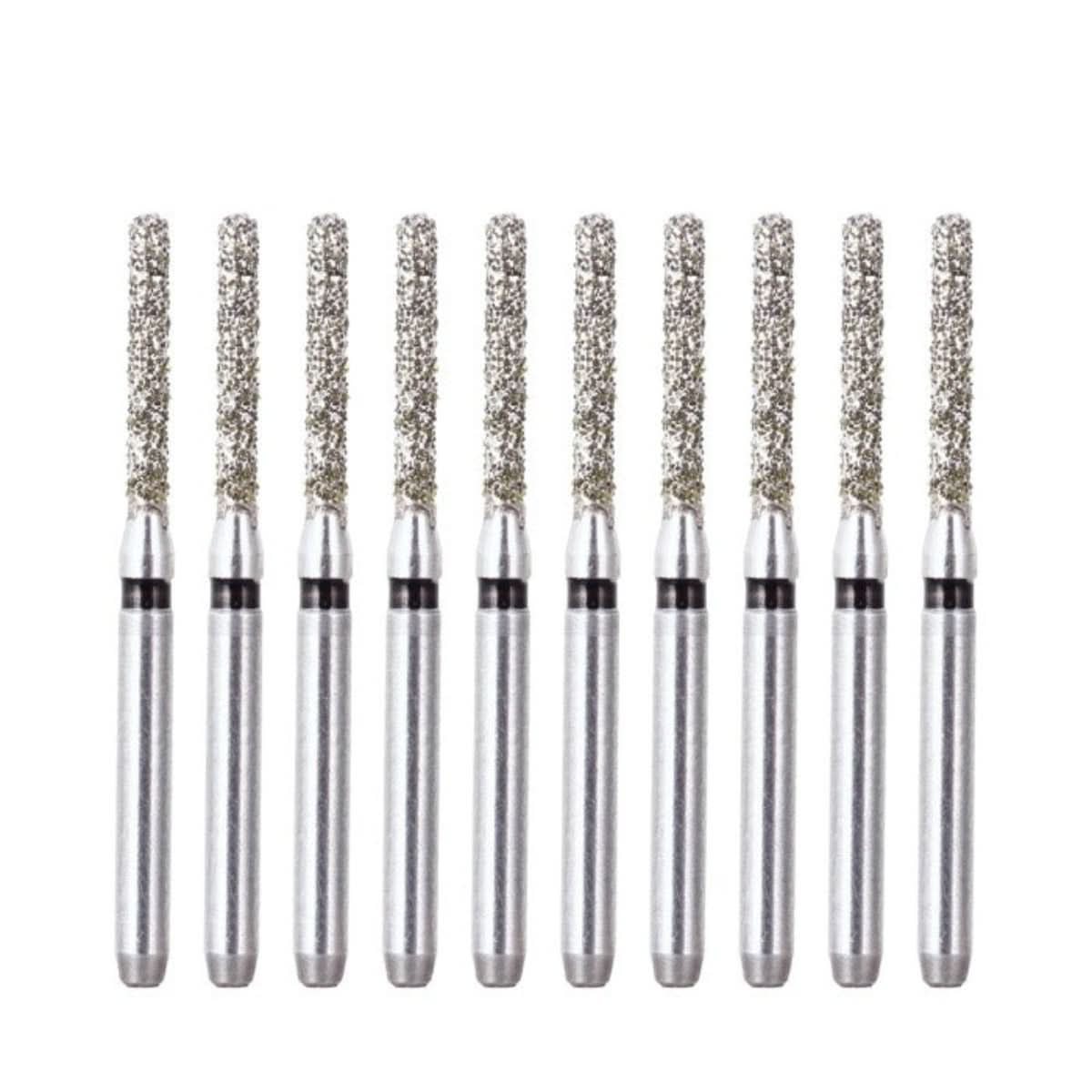 Dental Diamond Burs FG SR-11S Round End Cylinder 10pcs/Box - pairaydental.com
