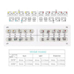 Orthodontic Mini Metal Brackets Roth/MBT/Edgewise 0.018/0.022 Hooks 3/3-4-5 20pcs/Box - pairaydental.com