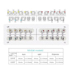Orthodontic Mini Metal Brackets Roth/MBT/Edgewise 0.018/0.022 Hooks 3/3-4-5 20pcs/Box - pairaydental.com