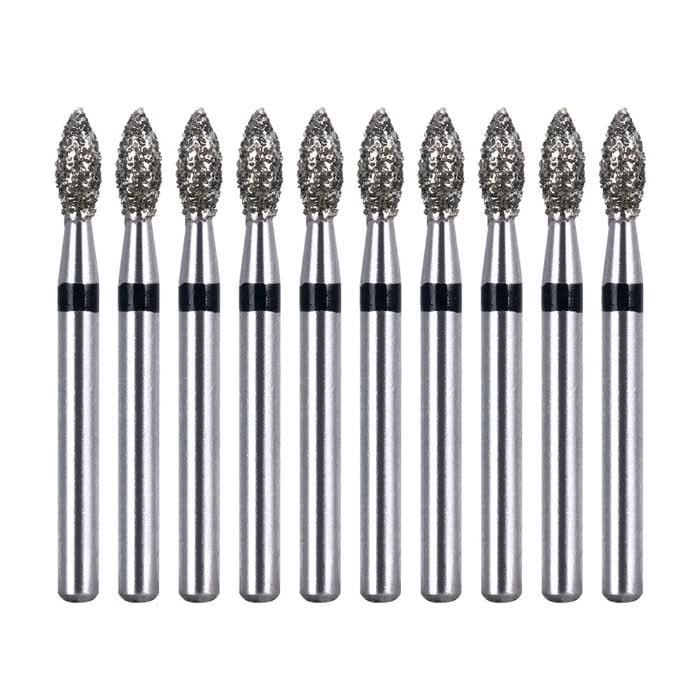 Dental Diamond Burs FG FO-32S Flame 10pcs/Box - pairaydental.com