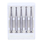 Dental Carbide Bur for Slow Speed Latch RA #5 Round 1.6mm 5pcs/Box - pairaydental.com
