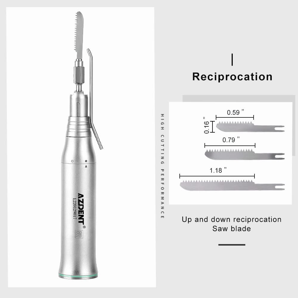 3.2:1-R 1.8mm Up & Down Reciprocating Saw Straight Handpiece Water Spray - pairaydental.com