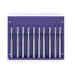 Dental Carbide Bur Straight Fissure Crosscut FG #558 10pcs/Box - pairaydental.com