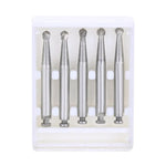 Dental Carbide Bur for Slow Speed Latch RA #7 Round 2.1mm 5pcs/Box - pairaydental.com