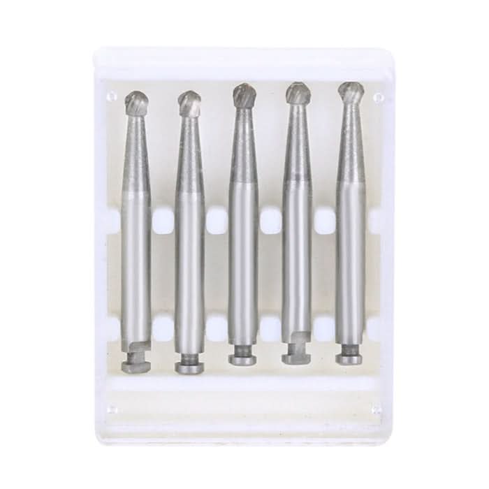 Dental Carbide Bur for Slow Speed Latch RA #7 Round 2.1mm 5pcs/Box - pairaydental.com