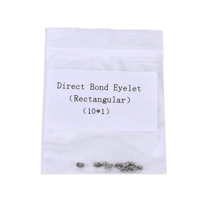 Dental Lingual Buttons Direct Bond Eyelet Round/Rectangular 10pcs/Bag - pairaydental.com