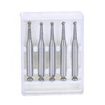 Dental Carbide Bur for Slow Speed Latch RA #4 Round 1.4mm 5pcs/Box - pairaydental.com