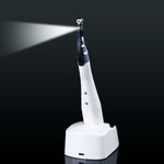 Mini Cordless LED Endo Motor Handpiece 16:1 Reduction Contra Angle 6 Memory Set
