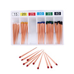 Gutta Percha Points 0.06 Taper Assorted 15-40# Color Coded 60pcs/Pk - pairaydental.com