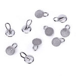 Dental Lingual Button Bondable Traction Hook Round/Rectangular 10pcs/Bag - pairaydental.com