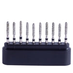 Dental Diamond Burs FG SR-12S Round End Cylinder 10pcs/Box - pairaydental.com