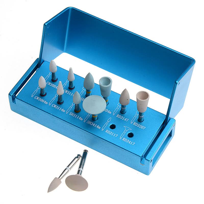 Dental Composite Polishing Kit for Low Handpiece 3 Models 12pcs/Box