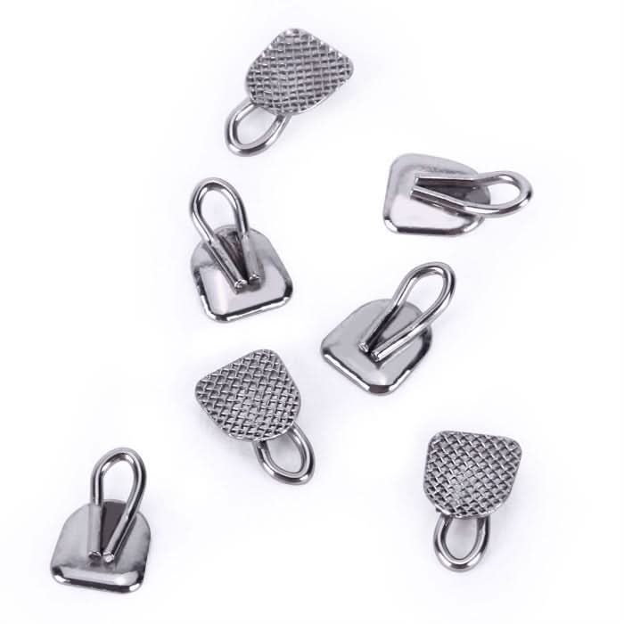 Dental Lingual Button Bondable Traction Hook Round/Rectangular 10pcs/Bag - pairaydental.com