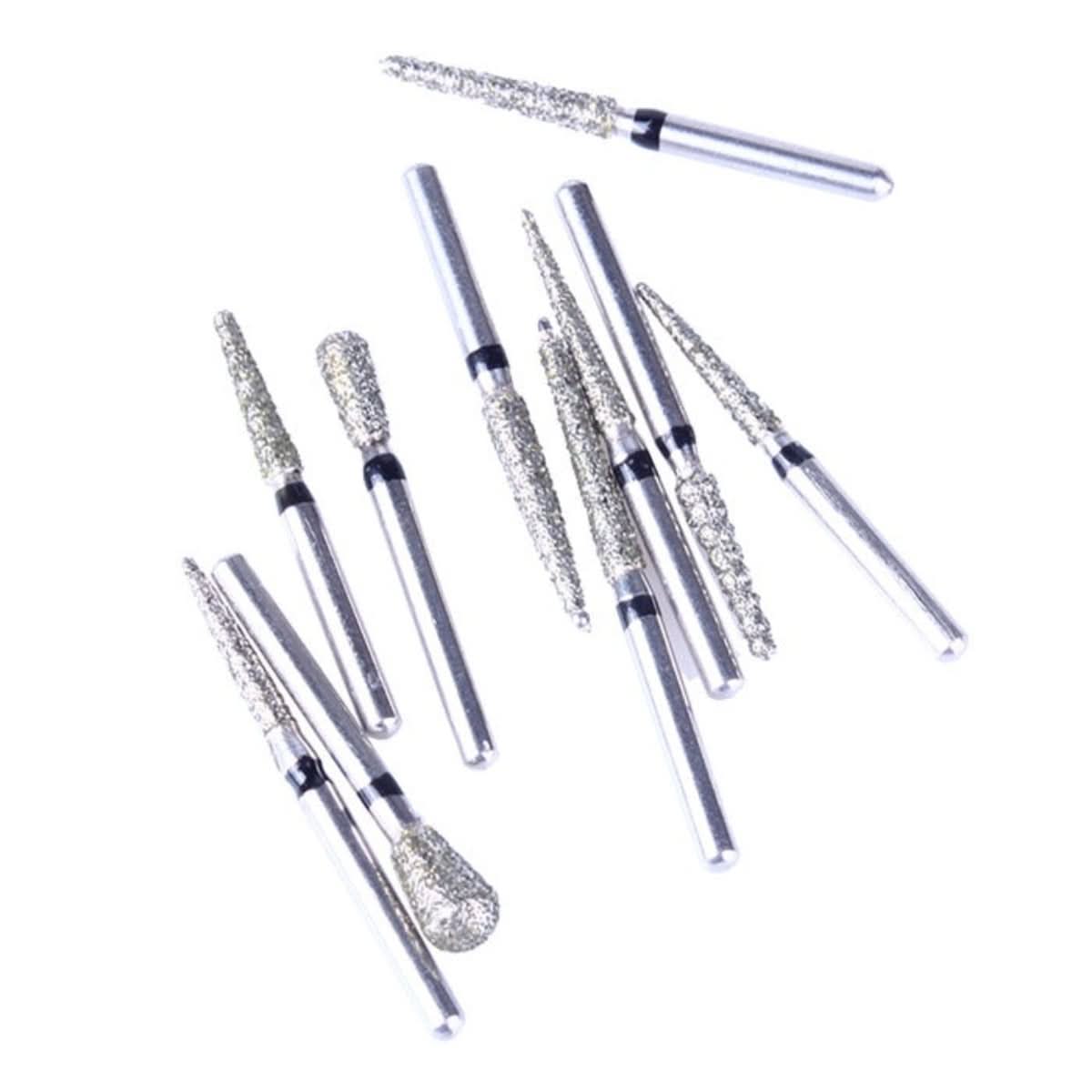 Dental Diamond Bur FG111 Gingival Bevel Burs Kit 10pcs/Kit